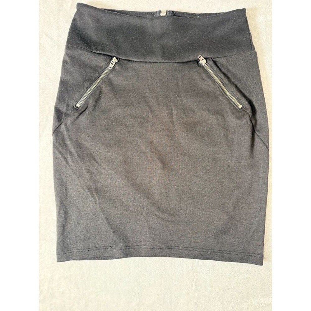 Silence + noise mini skirt size extra small black